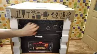 Электрическая плита Gefest ЭП Н Д 5560-03 0053. Стеклокерамика. Распаковка и миниобзор.