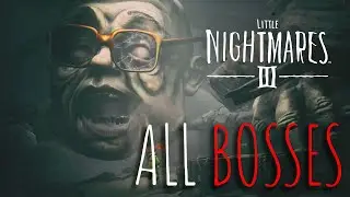 LITTLE NIGHTMARES 3 All BOSSES Scene - Secret Final Boss