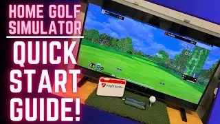 HOME GOLF SIMULATOR - All you need to start on a BUDGET!
