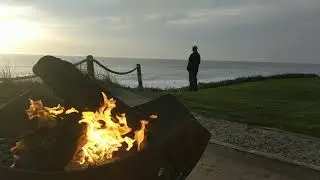 Tom Ryan Fire Pit Ocean View Coho Oceanfront Lodge