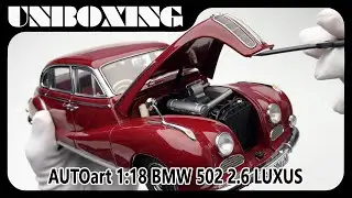 BMW 502 2.6 LUXUS / AUTOart 1:18 / unboxing