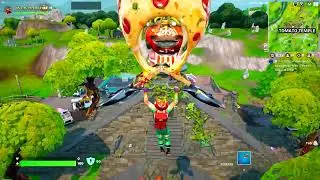(Fortnite Chapter 4: Season OG) Tomatohead landing at Tomato Temple