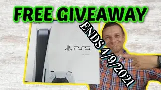 Enter this FREE Giveaway!  THANK YOU!  Free PS5!  Ends April 9, 2021 5 PM - Giveaways