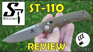 Review of the Sitivien ST 110 -  Axis Lock Knife of Inferior Quality