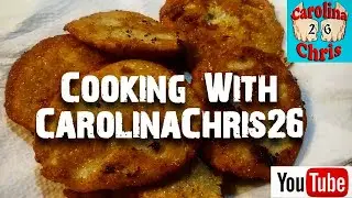 Homemade Southern Fried CornBread-Cooking With CarolinaChris26