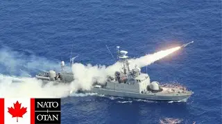 Dozens of Rebel Ships in the Red Sea Attacked by Royal Canadian Navy Ships.