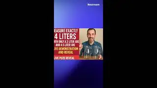 Solve the classic four liter jug puzzle live