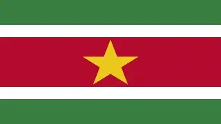 Evolución de la Bandera de Surinam - Evolution of the Flag of Suriname
