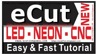 How to Use eCut Nesting in CorelDRAW All Versions 2025