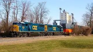Fresh CSX SD70AC Rebuilds on I015-04