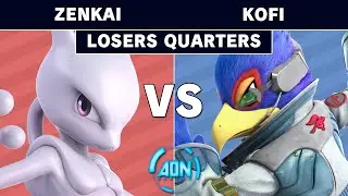 AON 43 - Zenkai (Mewtwo) Vs. Kofi (Falco) Losers Quarters - Smash Ultimate