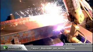 Cut to length & End Square Up - PythonX Beam Line Video