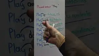 Play up vs Play around? &iquest;Cu&aacute;l es la Diferencia Entre Estos #PhrasalVerbs?