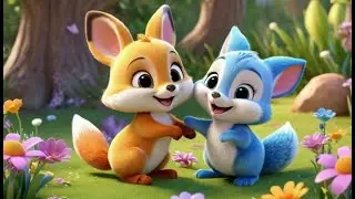 Baby Fox Can&rsquo;t Find His Giggle | English Nursery Rhyme | Kids Songs | Baby Music