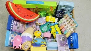 Bts pencil box, unicorn 🦄 Higlighter pen, calculator, stationery set, stationery haul, diary, pen
