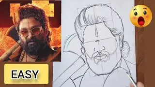 Pushpa 2 Allu Arjun Drawing || Pushpa Drawing || Pushpa 2