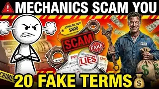 20 Car Terms Mechanics Use To SCAM You (Blinker Fluid Exposed!)