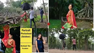 Outdoor Portrait Photoshoot II Behind The Scenes I At BOLPUR II How we shoot II Using Godox AD200