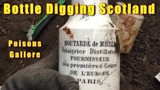 bottle digging scotland pumpherson Edinburgh victorian bottle dump