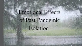 Emotional Effects of Past Pandemic Isolation