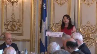 France-Qu&eacute;bec : une relation unique, des ambitions communes
