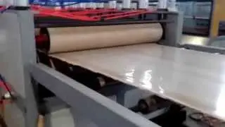 Turkey customer WPC PVC Co-extrusion skinning Foam Board Machine