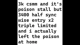 poison stall but it&rsquo;s a little different