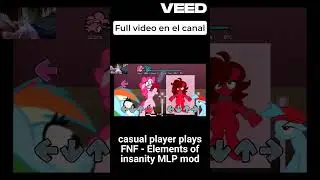 FNF  VS ELEMENS OF INSANITY MLP MOD #fnfmod #fnfanimation #fnf #fnfvs #mlp #funkin #fnfmods