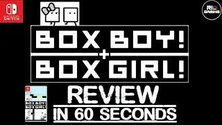 BOXBOY! + BOXGIRL! REVIEW Nintendo Switch in 60 Seconds - Box Boy + Box Girl Impressions