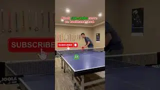 Hook side-under spin serve on backhand short #shorts #tabletennis #pingpong #tutorial