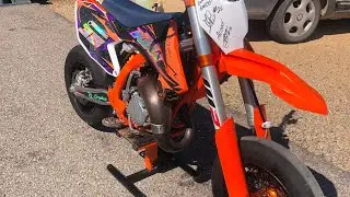 🔥🏎️Ktm 85 Motard Cassano delle Murge | 2 stroke Pure Sound🤩😍
