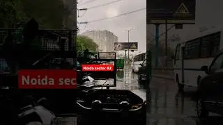 N O I D A   #noida #sector62 #rainsounds #rainbow #uploadyoutubeshorts