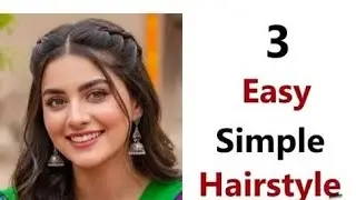 3 Very easy simple Hairstyles for girls//Beautiful hairstyles for long hair//Hair style girl simple