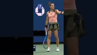 Unexpected Comedy: Raducanu vs Sakkari and Their Funny Reactions! #olympics #sports  #usopen