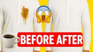 ENO Se Coffee Stain Clean White Shirt Ka LIVE Magic Result Dekho Abhi