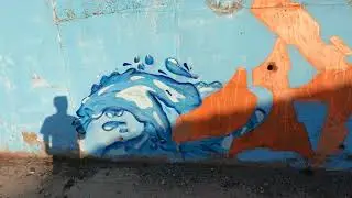 GRAFFİTİ | SEMİ WİLDSTYLE GRAFFİTİ WATER EFFECT | GoPro [5K]