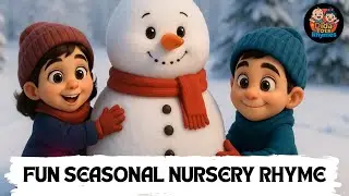 ❄️ Winter Song for Kids | Fun Seasonal Nursery Rhyme with Lyrics 🎶