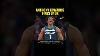 ANTHONY EDWARDS FINE $40K FOR MAKING ANTI-GAY COMMENTS #Mediahoops #minnesota #anthonyedwards #LGBT