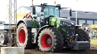 Fendt 942 Vario in front of the Sledge at Nr. Aaby Traktortræk 2021 | Tractor Pulling DK