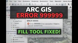 Fix ArcGIS ERROR 999999 in Fill Tool  Watershed Delineation Problem Solved ArcMap 10