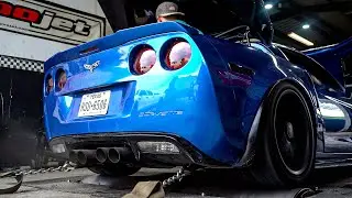 INSANE 427 PROCHARGED CORVETTE DYNO!
