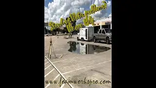 Concrete raising to eliminate Standing water