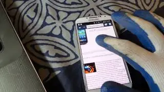 Samsung Galaxy S 4 with rubber gloves - Androidsuomi.fi
