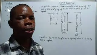 Physics ECZ Exam Question on extension