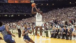 MICHAEL JORDAN Game Winner!!  1982 NCAA Championship North Carolina vs Georgetown