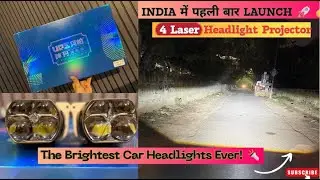 Testing the TURBO SV 4 Laser LED Headlights &ndash; Are They Really This&nbsp;Bright ?  #4laser #headlight