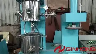 5L laboratory planetary disperser mixing equipment with discharging system