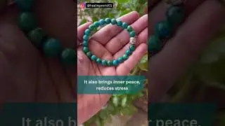 Chrysocolla Bracelet Benefits | Healing Crystal for Peace, Confidence & Emotional Balance #shorts
