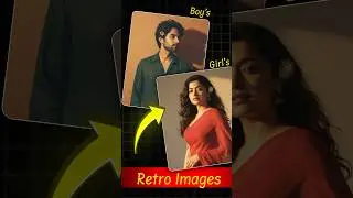 New Trending Gemini Photo Editing | Girls Saree & Boys Retro Photo Prompt