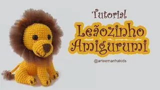 Leãozinho Amigurumi  -  por @ArteeManhaKids